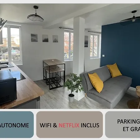 Studio Carnot - Proche Docks 76, Kindarena Et Centre De Rouen - Stationnement Gratuit - Netflix - Wifi * Deville-les-Rouen